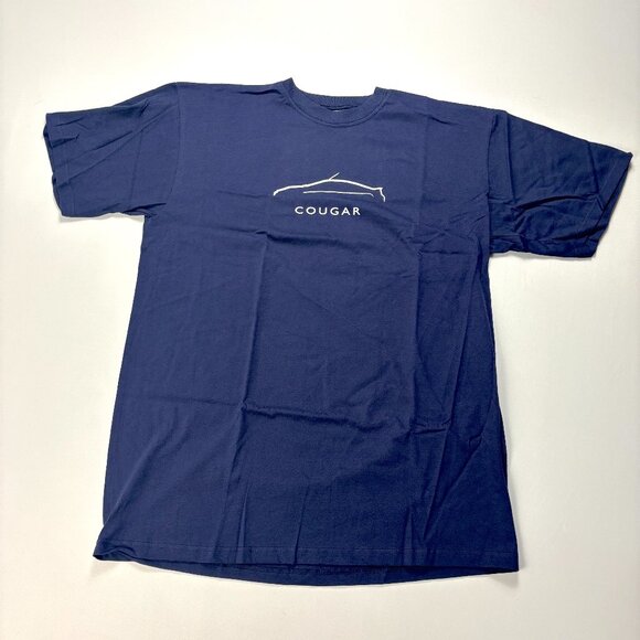 Gear For Sports Other - Vintage Mercury Cougar T Shirt Navy Blue Sz XL Deadstock Ford Car Promo NIP